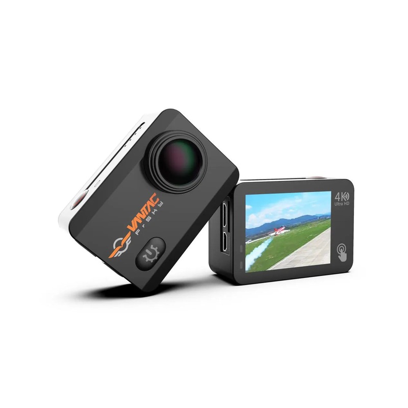 FrSky VANTAC Real 4K Action Camera - 4K@60fps 170 HD Wide-Angle IMX386 1050mAh 2.G WIFI 128G Storage