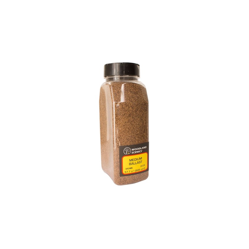 Woodland Scenics B1379 Medium Ballast Shaker- Brown