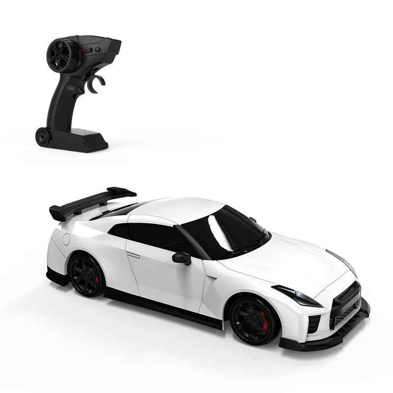 1/64 Scale 2.4G 4CH 4WD Half-Proportional Steering RC Drift Car with Realistic Brake Calipers