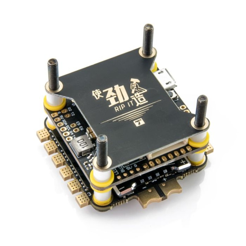 T-Motor F7 Flight Controller + F55A PRO II 3-6S ESC Stack 30.5x30.5mm Analog