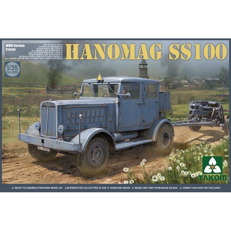 Takom 2068 1/35 German WWII Tractor Hanomag SS100