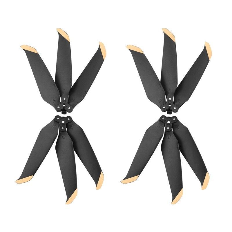 Three-blade Propeller for DJI Mavic Air 2/Air 2S Quick Release Foldable Three-props Wing Fans Spare Parts Drone Accessories black 4 pcs