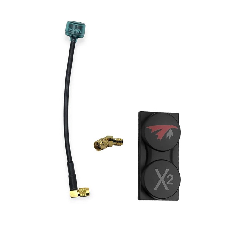 TrueRC CORE 5.8GHz 90-SMA 155mm + X2-Air MK II SMA Combo FPV Antenna - RHCP