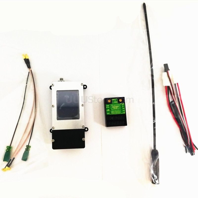 120KM Long Range System for Drone - RMILEC T4047NB20 NB20 V3 20 Channel 5W 433Mhz UHF System w/Receiver for JR/Futaba Radios