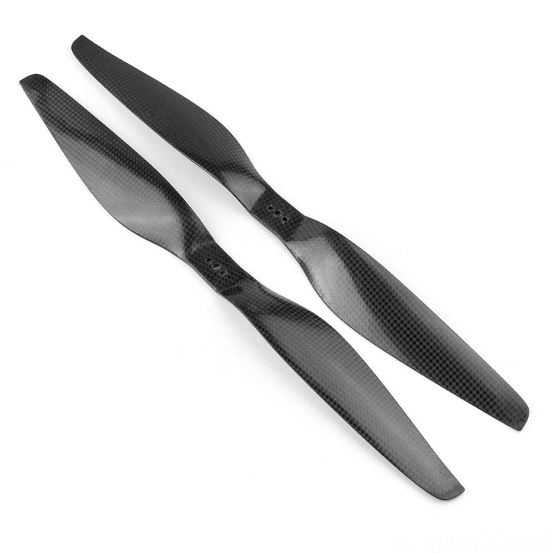 2PCS 3K FPVOK Carbon Fiber CF Propeller 8055 9055 1055 1255 1355 1455 For RC Quadcopter 1255