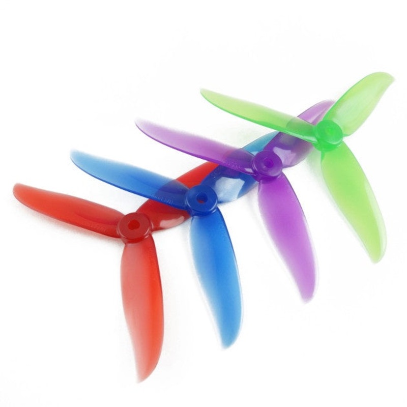 Dal Prop Cyclone Tri Blade T5045C 5" Propellers (2CW+2CCW) Blue