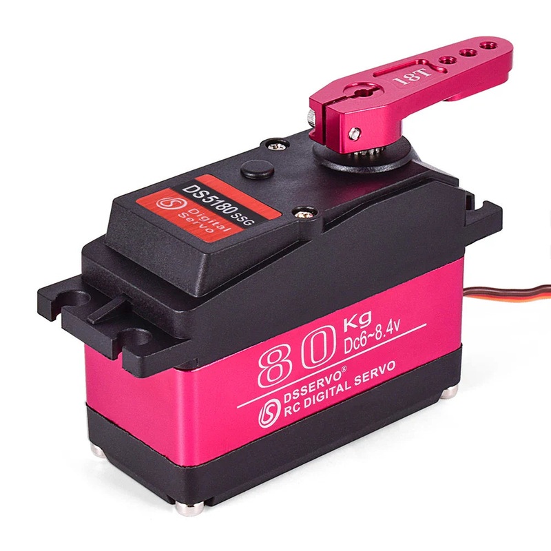 DSServo 60Kg 80Kg 150Kg Digital Servo - RC 1/5 Servo Waterproof High TorqueServo for Redcat HPI Baja 5B SS compatible SAVOX-0236 60KG 180degree