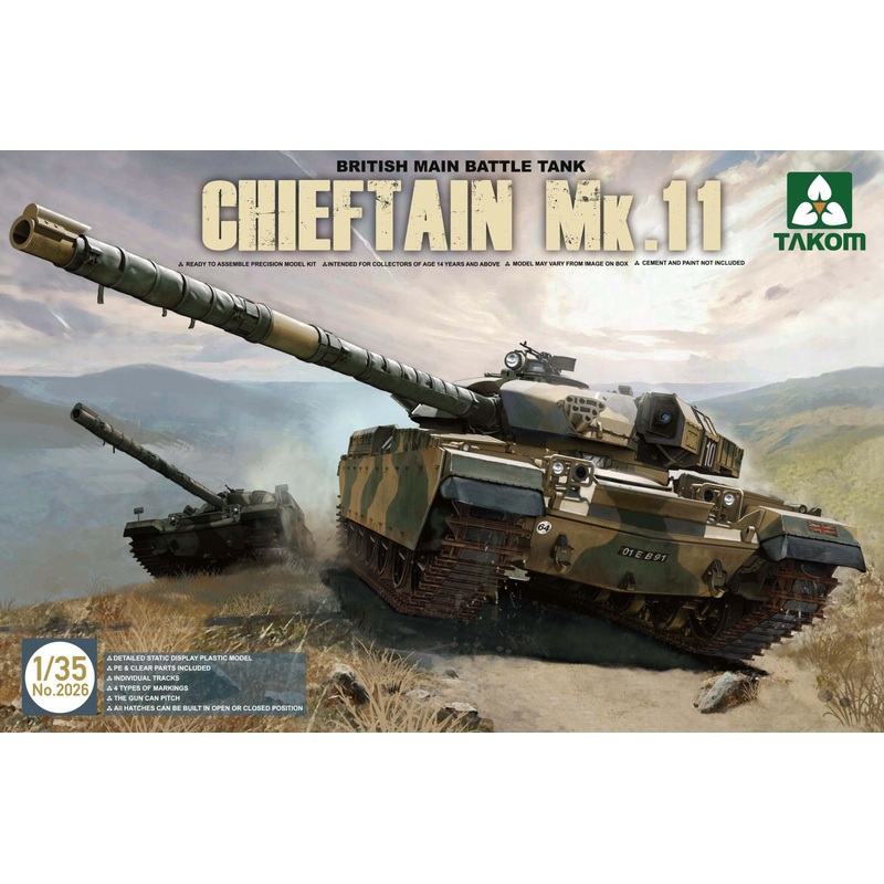 Takom 2026 1/35 British Main Battle Tank Chieftain Mk. 11