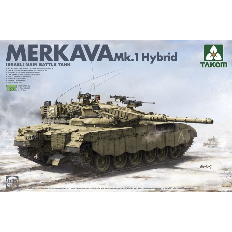 Takom 2079 1/35 Merkava Mk.1 Hybrid