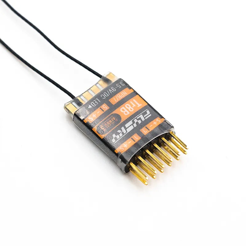 FlySky Tr8B Receiver - Dual Antenna Bidirectional Transmission 3rd Generation Protocol Receiver Adapted to NB4 PL18 AFHDS Remote Control Tr8B