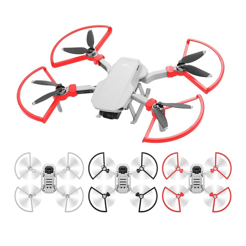 4PCS Propeller Protector Guard Landing Gear Kits for DJI Mavic Mini Drone Protective Accessories Height Extender Fens Guard gery