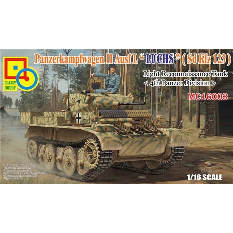 Classy Hobby 16003 1/16 Panzerkampfwagen II Ausf. L "Luchs" (Sd.Kfz.123)