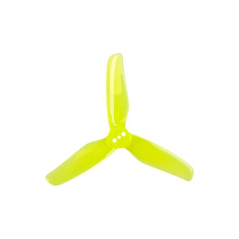 DALProp Cyclone T3028 3-Blade Propeller (1.5mm Shaft - Set of 8) Fluorescent Green