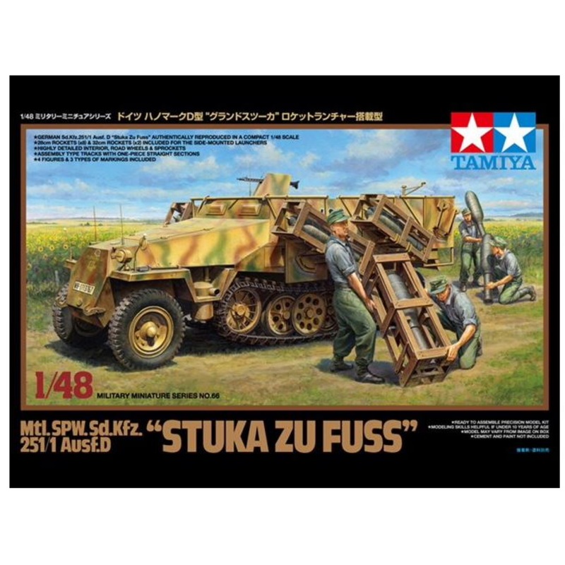 Tamiya 32566 1/48 MTL.SPW.SD.KFZ 251/1 AUSF.D HALFTRACK