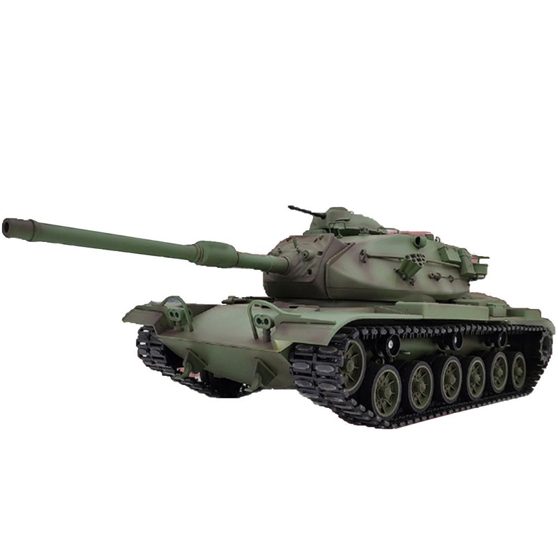 1/16 2.4G RC Tank American M60A3 Main Battle Tank Model Vehicle with Lights & Sounds