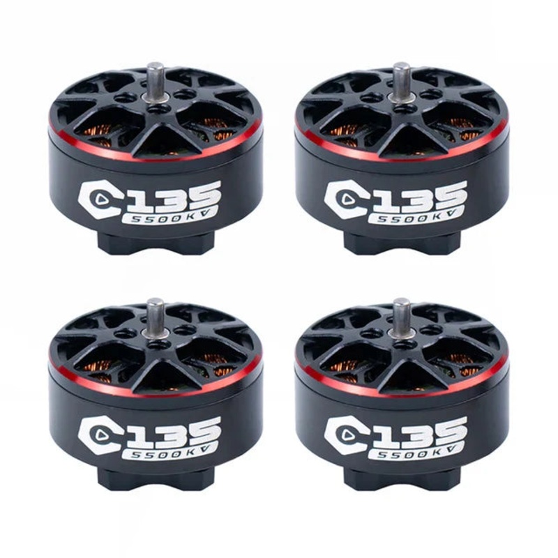 AxisFlying C135 1303.5 5500KV 4S Brushless Motor for 2.5" Cinewhoop & 3" Toothpick FPV Freestyle Drones 1PCS C135 5500KV