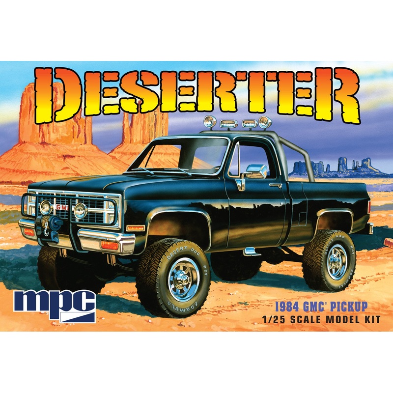 MPC 847 1/25 1984 GMC Pickup (Molded in White)
