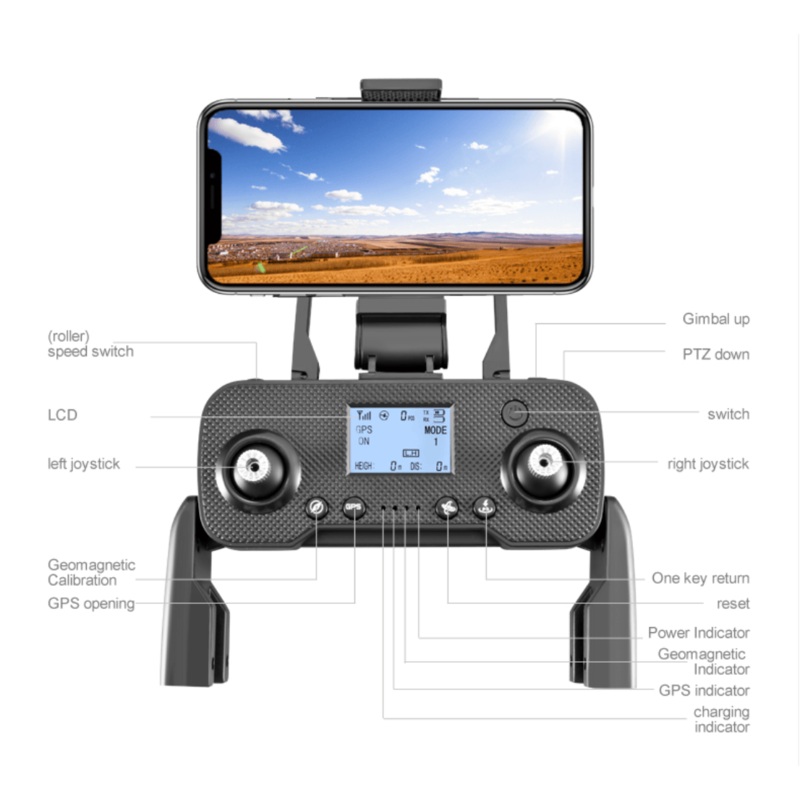 Remote Controller For RG106 Pro/Max Drone