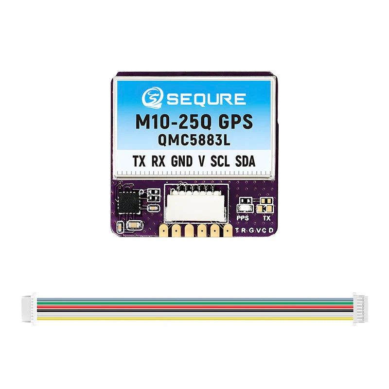 Sequre M10-25Q GPS Module with QMC5883L Compass Fast Positioning INAV BF Fixed-wing Drone