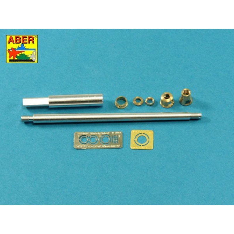 ABER 35L296 German 8,8cm Two-part Pak 43/3 L/71 barrel for Jagdpanther Ausf G1 late & G2 (Takom)