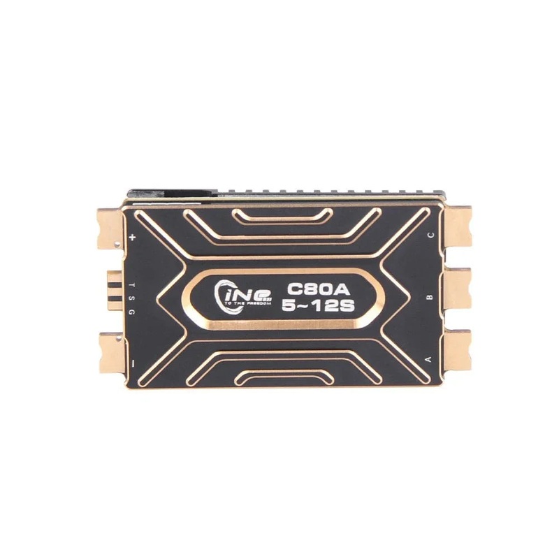 T-MOTOR C80A 5-12S BLHeli 32 CINE Series ESC 31.2g Weight