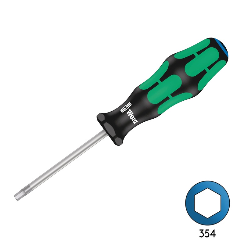 Wera 354 8mm x 100mm Hex Screw Driver 05023130001