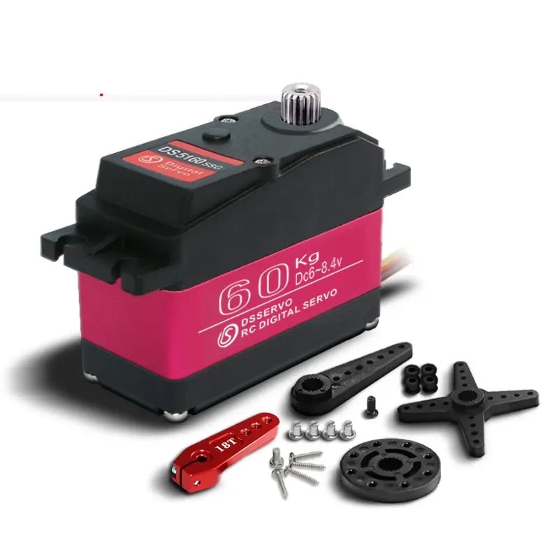 DSServo DS5160/DS5180/DS51150 - 1X baja 5B servo 1/5 60Kg 80Kg 150Kg high torque Digital Servo for Redcat HPI Baja 5B SS RC servo Car compatible SAVOX-0236 DS5160-180