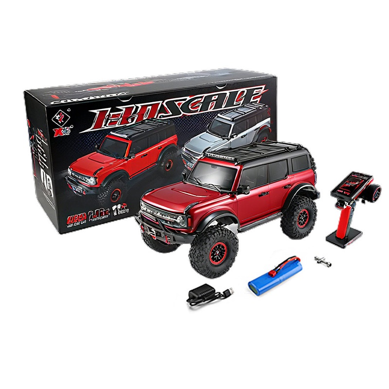 1/10 Scale 2.4G 4WD RC Off-Road Car RTR Version Metallic Red