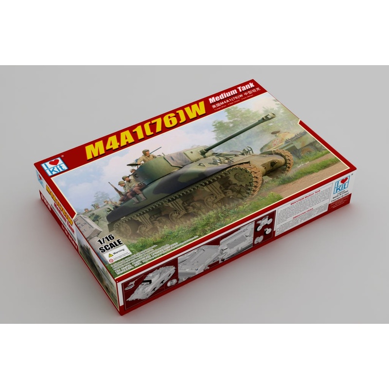 I LOVE KIT 61616 1/16 M4A1 (76) W SHERMAN CAST HULL