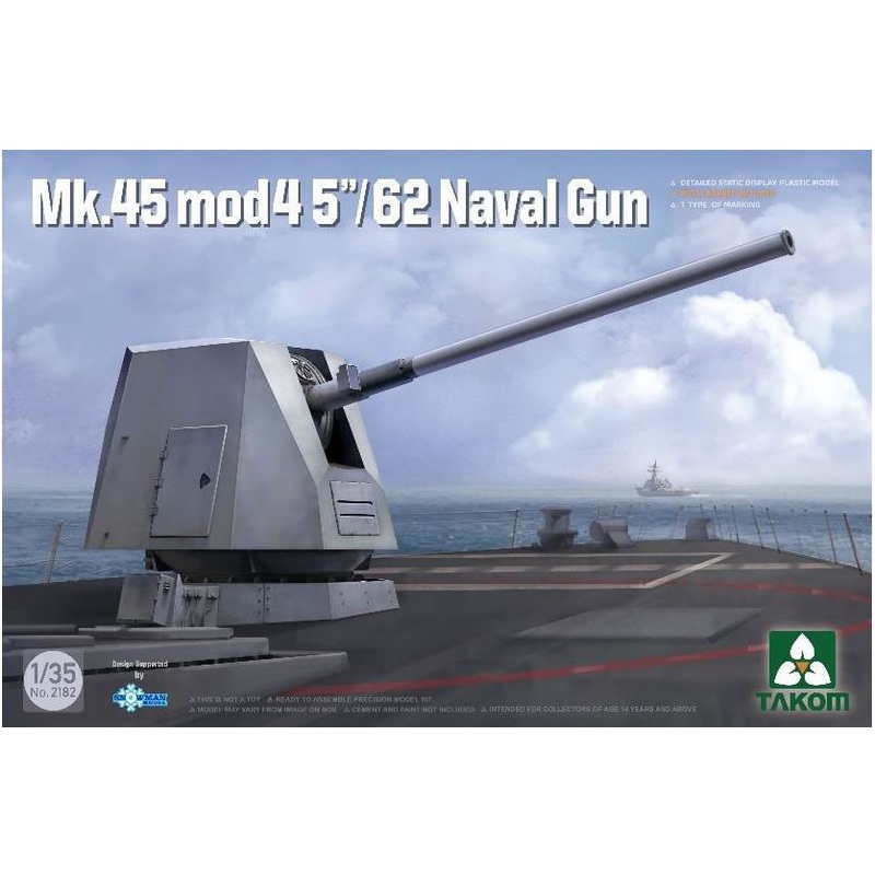 Takom 2182 1/35 Mk.45 mod 4 5"/62 Naval Gun