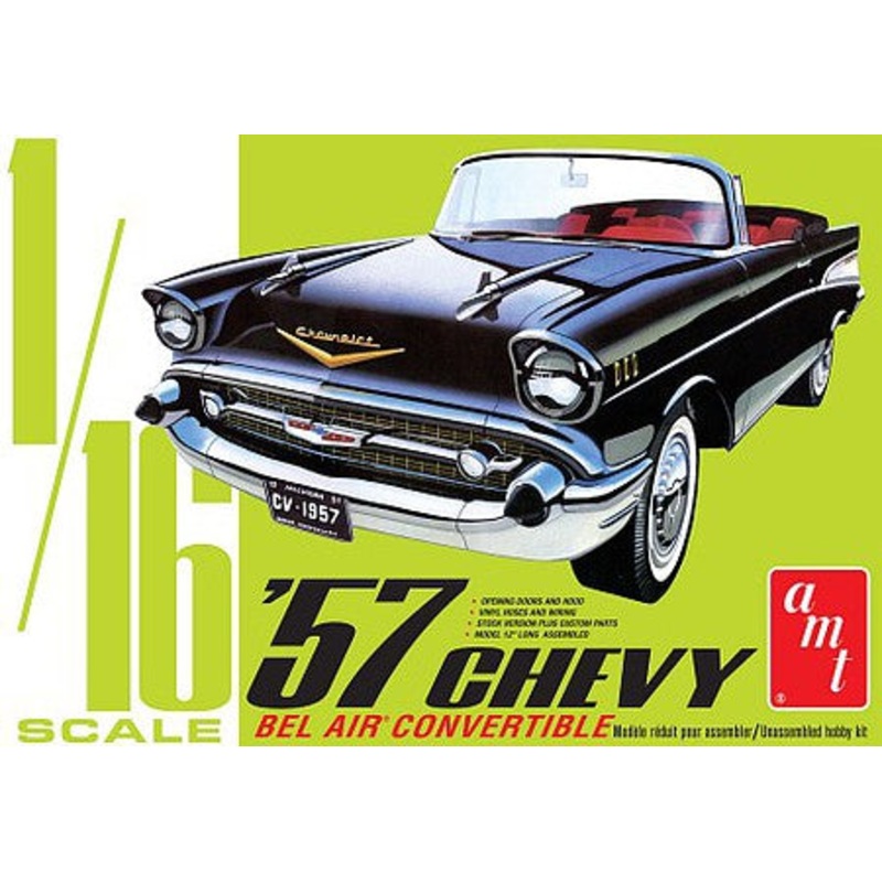 AMT 1159 1/16 1957 Chevy Bel Air Convertible