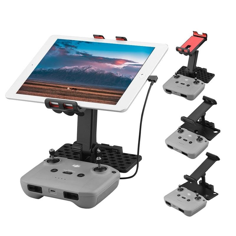 Tablet Stand Holder for DJI Mavic 3/Air 2/2S/MINI 3 PRO Drone - Remote Control Adjustable Bracket Mount for DJI Mini 2 Accessories Type A Type-c