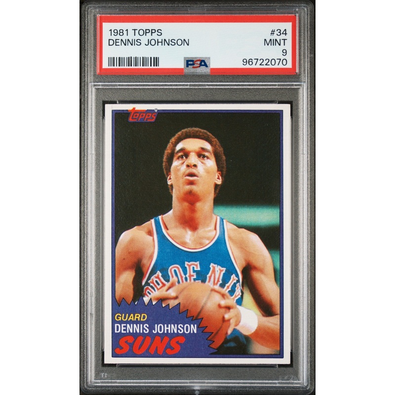 1981 TOPPS DENNIS JOHNSON #34 - PSA 9