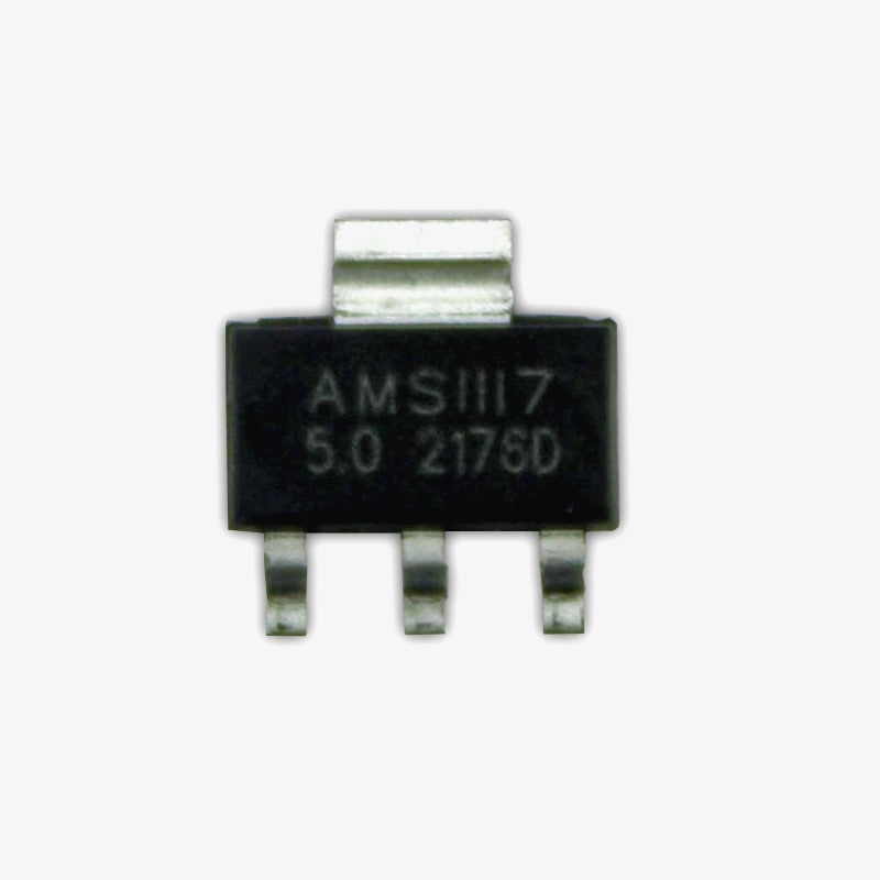 AMS1117 5V, 1A Voltage Regulator IC - SOT-223 SMD Package