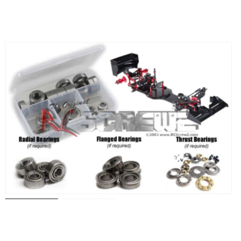 Capricorn RC LAB P12 1/12th Rubber Shielded Bearing Kit