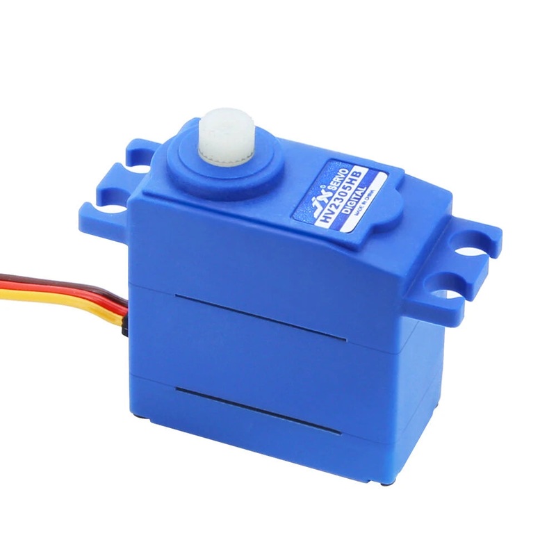 JX PDI-HV2305HB 23g Medium-Sized Plastic Gear IP67 Waterproof Digital RC Servo Non-Programmable for RC Cars Blue