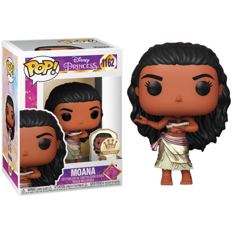 Moana w/ Pin (Dancing, Gold, Moana) 1162 - Funko Shop Exclusive