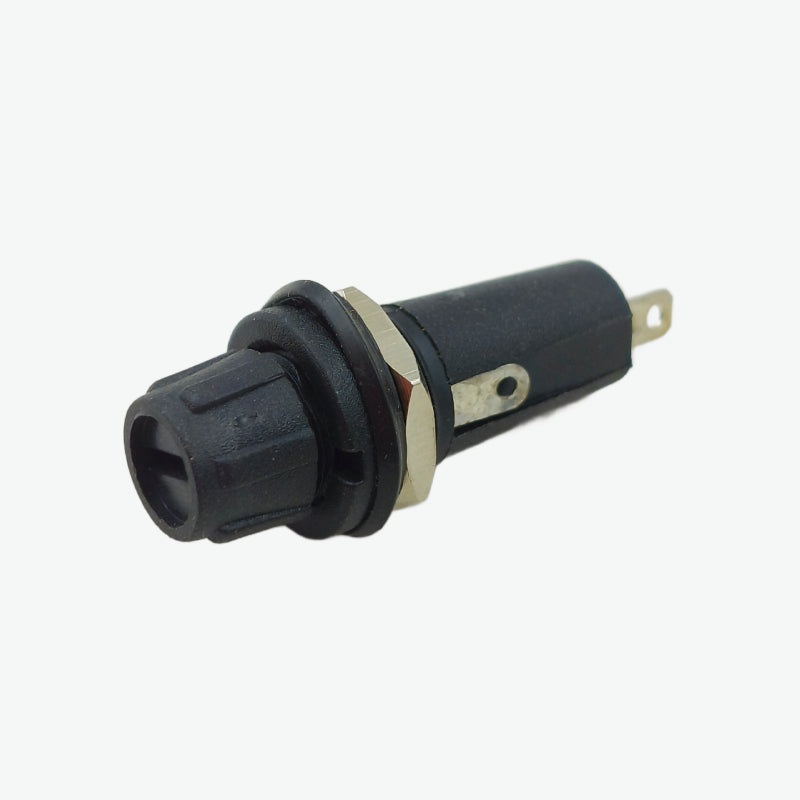 Screw-In Panel Mount Fuse Holder (520mm) - 6.3A 250V AC
