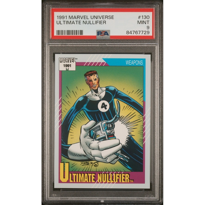 1991 MARVEL UNIVERSE ULTIMATE NULLIFIER #130 - PSA 9