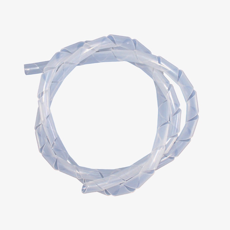 3MM - 1/8" PVC Spiral Wrapping Sleeve Band for wire harness-1 meter (White) Good Quality