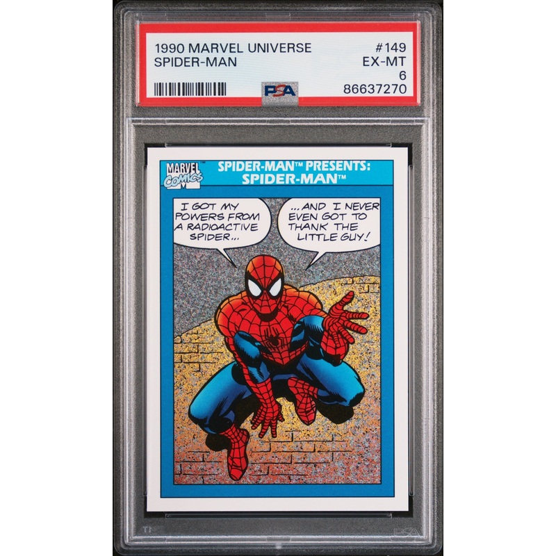 1990 MARVEL UNIVERSE SPIDER-MAN #149 - PSA 6
