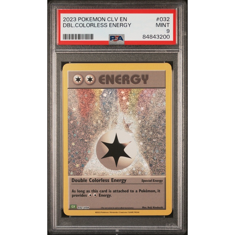 2023 POKEMON CLASSIC VENUSAUR & LUGIA ex DECK DBL.COLORLESS ENERGY #32 PSA 9