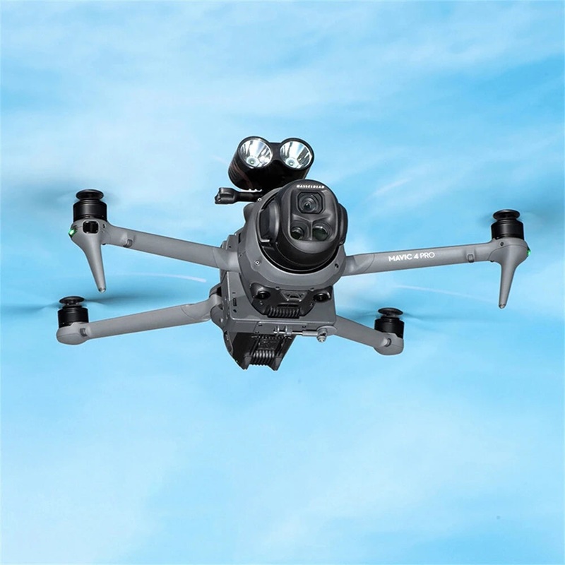 STARTRC Light-Sensitive Control Airdrop Air Dropping System Remote Thrower Transport Gift Delivery Device for DJI Mavic 4 PRO RC Drone Black