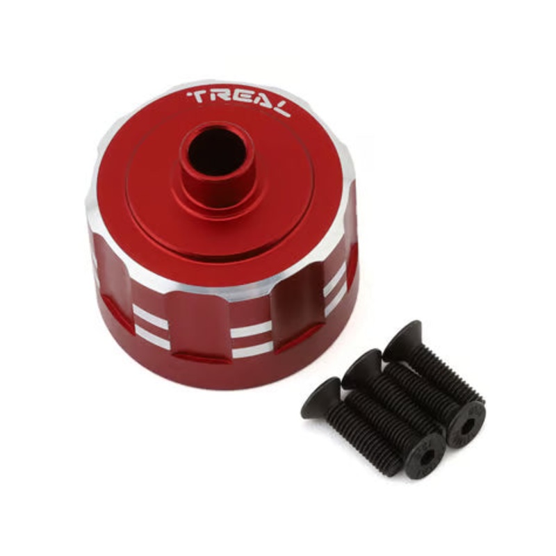 Treal Hobby Arrma Kraton 6S EXB Aluminum Differential Case Carrier Red