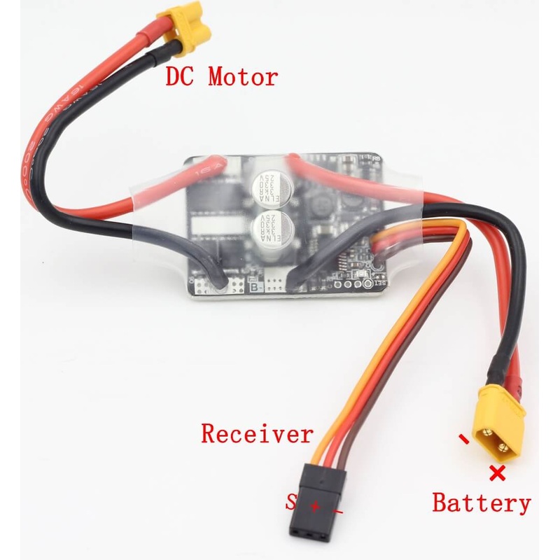 APO-SA DC brush motor 15A ESC Fighter robot motor driver
