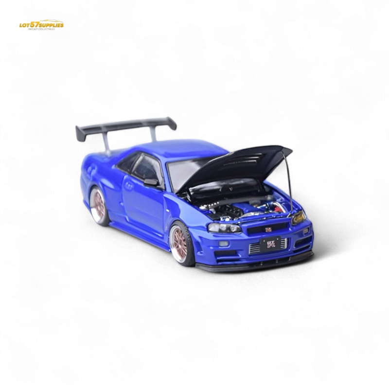 Focal Horizon Skyline GT-R R34 Bayside Blue 1:64