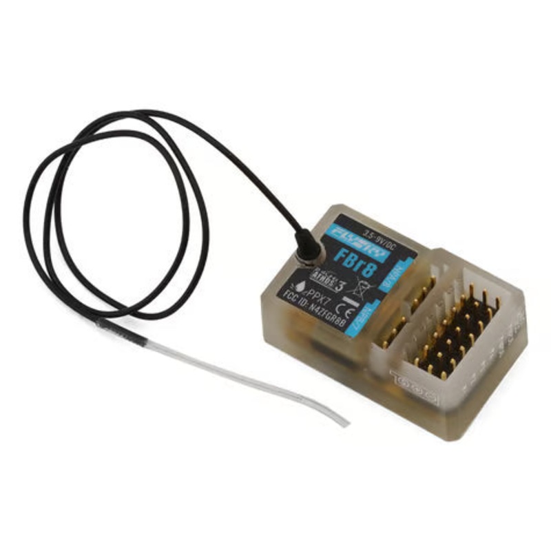 Flysky FBr8 Waterproof 8-Channel Receiver (Long Antenna)