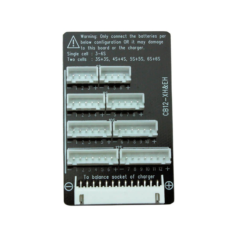 icharger 12S JST-XH Balance Board w/ cables