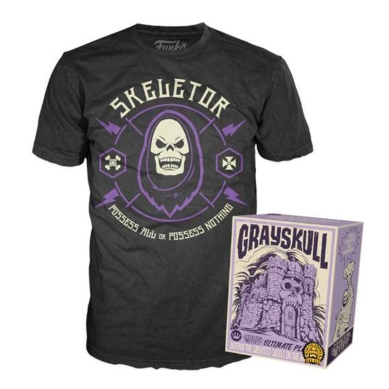 Skeletor (Grayskull Playset) /T-Shirt (XL, Sealed) - Funko Shop Exclusive /500 made