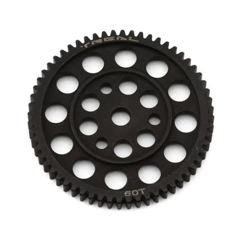Treal Hobby SCX10 Pro 32P Hardened Steel Spur Gear (60T) Black